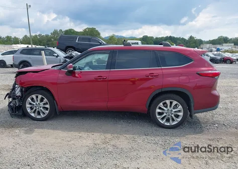 2021 Toyota Highlander Limited из США, поврежденный, VIN 5TDDZRBH7MS079698